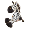 46119 1 plysova mazliva zebra cernobila 25 cm