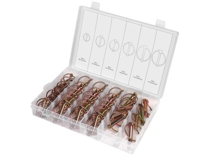 Pružinové západkové kolíky 50 ks KD11799