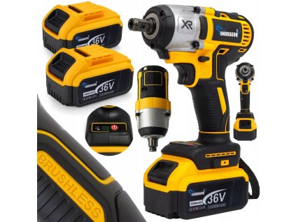 36V KLUCZ AKUMULATOROWY UDAROWY DO KOL 12 380Nm 2 AKUMULATOR ONDRAGON [19773] 1200