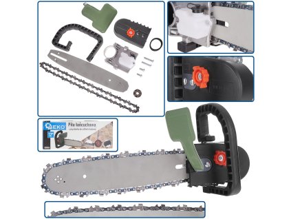 Reťazová píla 12" - nástavec pre uhlovú brúsku