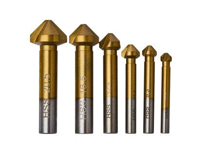 Sada kužeľových nožov 6 ks. Nože na drevo KD983