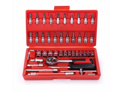 Sada náradia 46 ks nástrčných kľúčov kd10525