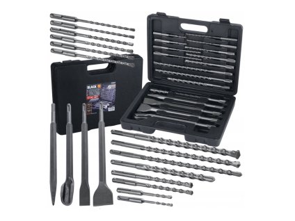 Screenshot 2024 01 15 at 11 57 08 ZESTAW WIERTEŁ I DŁUT SDS PLUS SDS W WALIZCE 17SZT BLACK