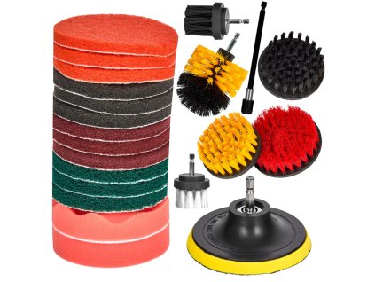 Súprava vŕtacích kefiek - 22 ks KD10997