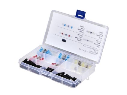 Teplom zmršťovacie trubice s cínom 100 ks kd10490