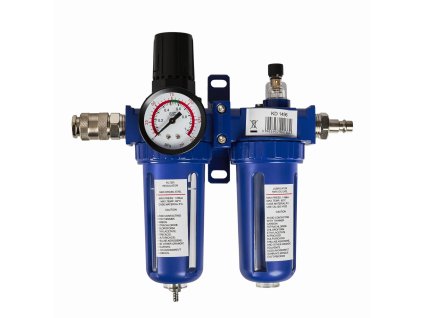 Tlakový reduktor s odlučovačom vody a maznicou 1/2" KD1496