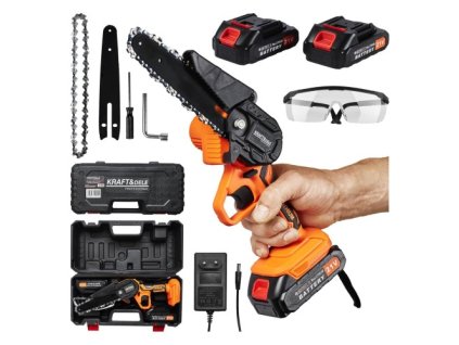 Akumulátorová reťazová píla 6" 21 V KD10626