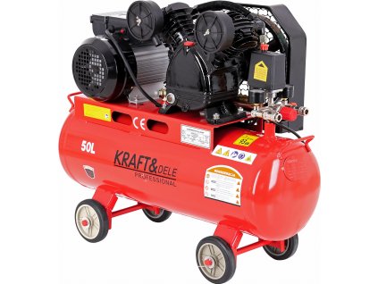 Olejový kompresor 50 l, 2 piesty KD403