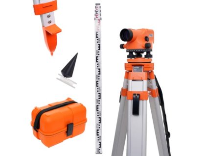 Optický nivelačný prístroj sada 3 ks KD1095