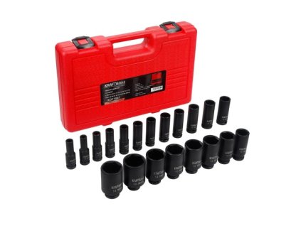 Profesionálna súprava nástrčných kľúčov 1, 2″ 20 ks Cr-mo oceľ KRAFT&DELE KD11867