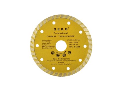 60039 kotouc prumer 125 mm turbo geko 100 200