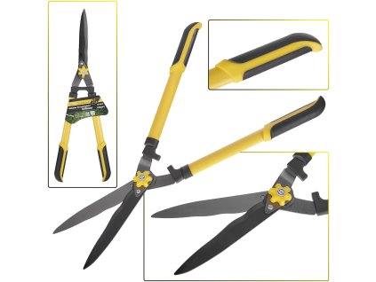 63444 nuzky na zivy plot 600 mm profi hlinikove rukojeti 12