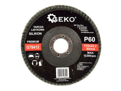 61131 listovy kotouc silikon 125 mm p60 geko premium 10 200