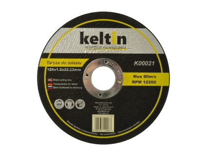 67956 rezaci kotouc na kov 125x1 2 mm keltin 25 100 400