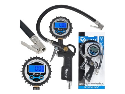 64974 pistole na husteni pneumatik s digitalnim manometrem 40