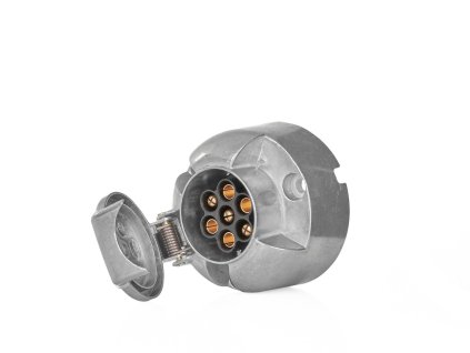 74205 zasuvka pro prives 7pin 12v hlinik 100