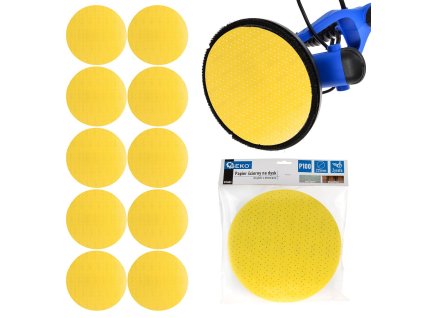 55365 brusny papir na disk kotouc s otvory 225 mm p100 zirafa 10 100 500