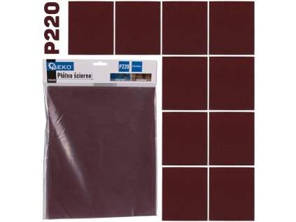 55533 brusny platno list 230x280mm p220 10 500