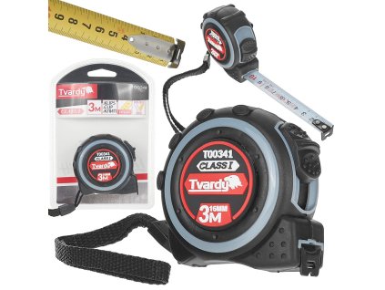 57072 dvoustranny nylonovy svinovaci metr 3 m 16 mm trida i 12 120