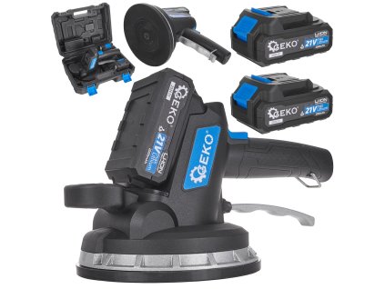 72816 vibracni prisavka na pokladani dlazdic s akumulatorem sada s nabijeckou a 2xaku 21v 6