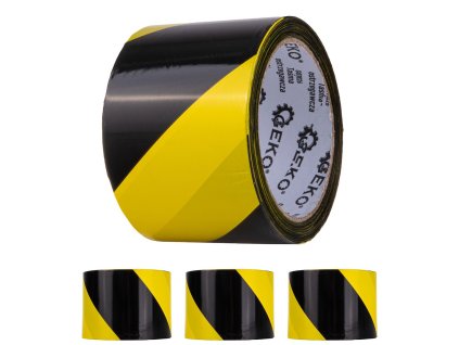73833 vystrazna paska zluto cerna 100 m x 70 mm 80