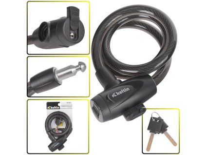 74136 zamek na kolo s klicem 12x800 mm 60