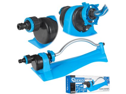 64257 oscillating sprinkler adjustable 15 holes sky line 12