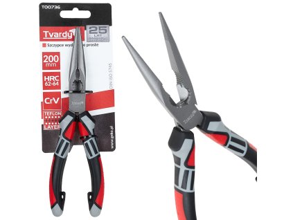 66288 prodlouzene rovne kleste 200 mm crv 6 60