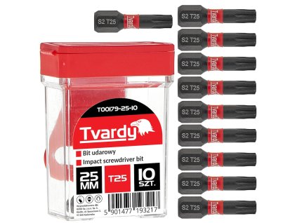67164 razovy bit t25 25 mm s2 krabicka 10 100 1200