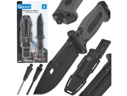 71646 takticky nuz 275 135 mm s pouzdrem black survival series 6 24