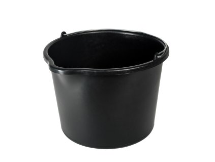 70428 stavebni kbelik 20 l cerny s nalivkou