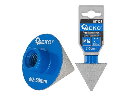 56247 diamantovy kuzelovy freza 2 50 mm m14 50