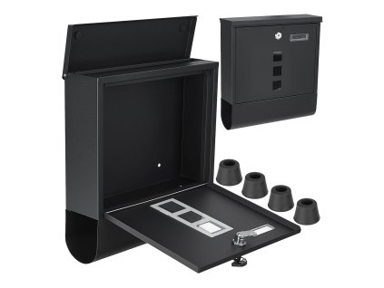 66075 postovni schranka 34x30 7x10cm cerna 5