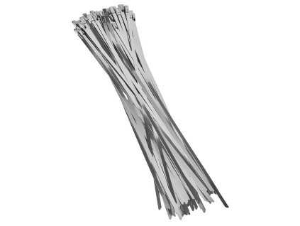 Oceľová páska Fi × 4,6 × 300 mm - sada 100 ks od KRAFT&DELE KD10864