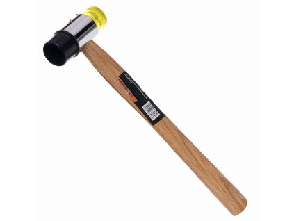Gumené plastové kladivo 30 mm s drevenou rukoväťou KD903