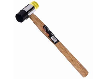 Gumené plastové kladivo 35 mm s drevenou rukoväťou KD904