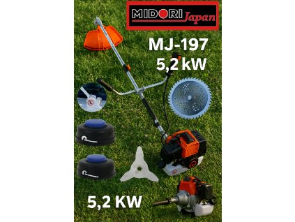 Krovinorez Midori Japonsko 5,2 KW + vybavenie