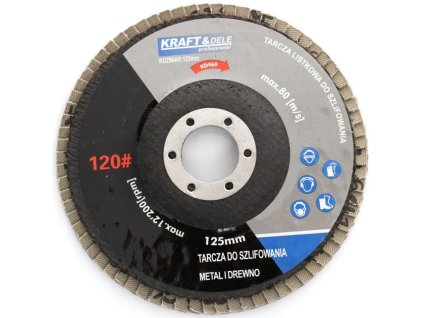 Listová čepeľ 125 mm P120 KD969