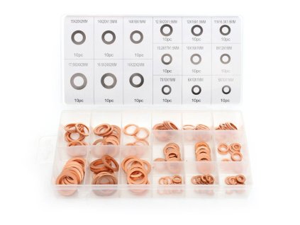 Medené podložky 150 ks kd10503