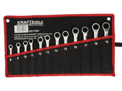 Ploché kľúče s okom 12 ks kd11301