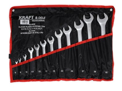 Ploché kľúče s okom 12 ks kd10938