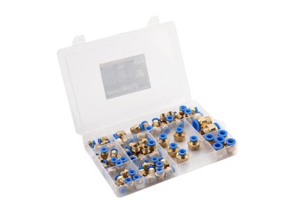 Pneumatické rýchlospojky 72 kusov KD5853