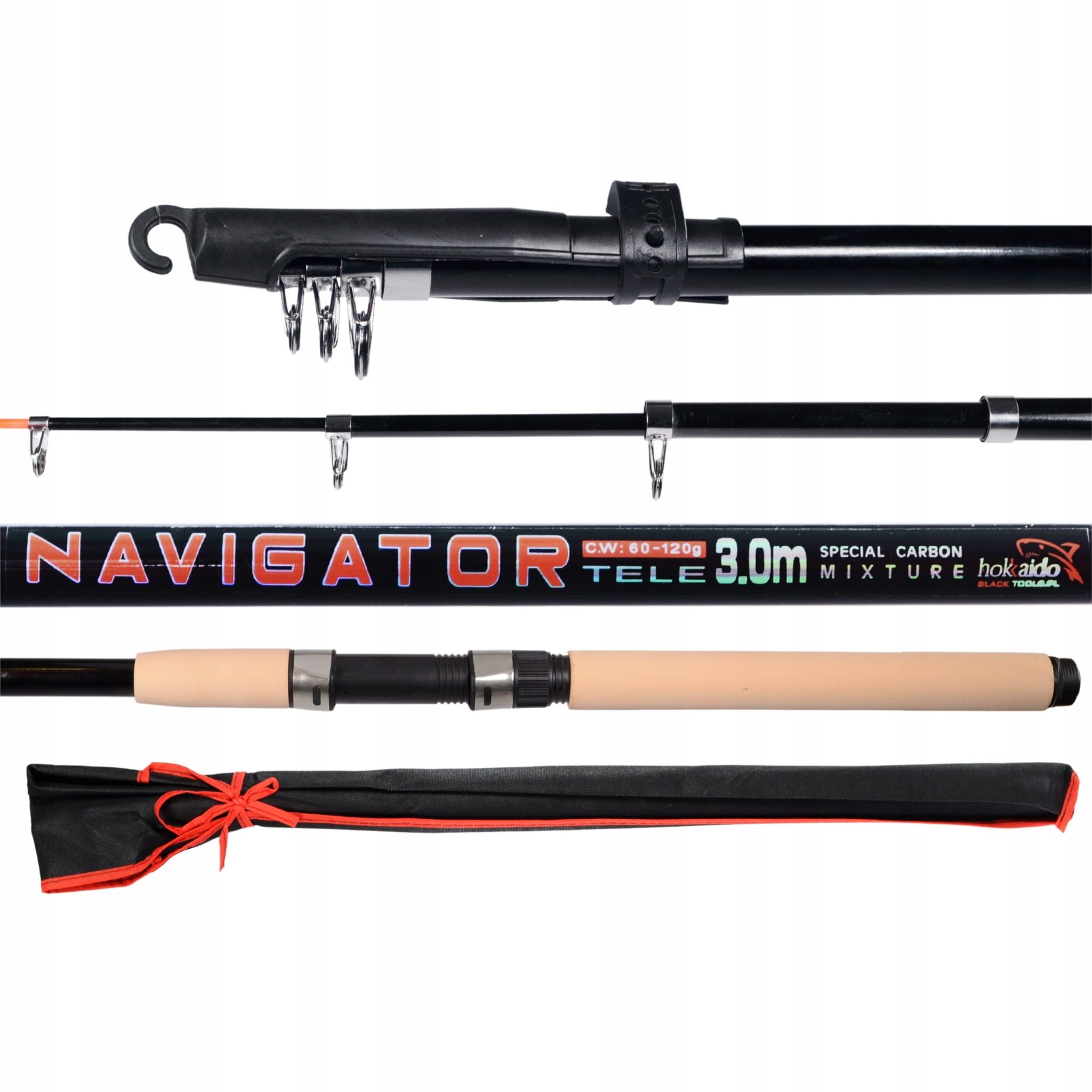 Hokkaido Navigator 3 m — vodítka prutu