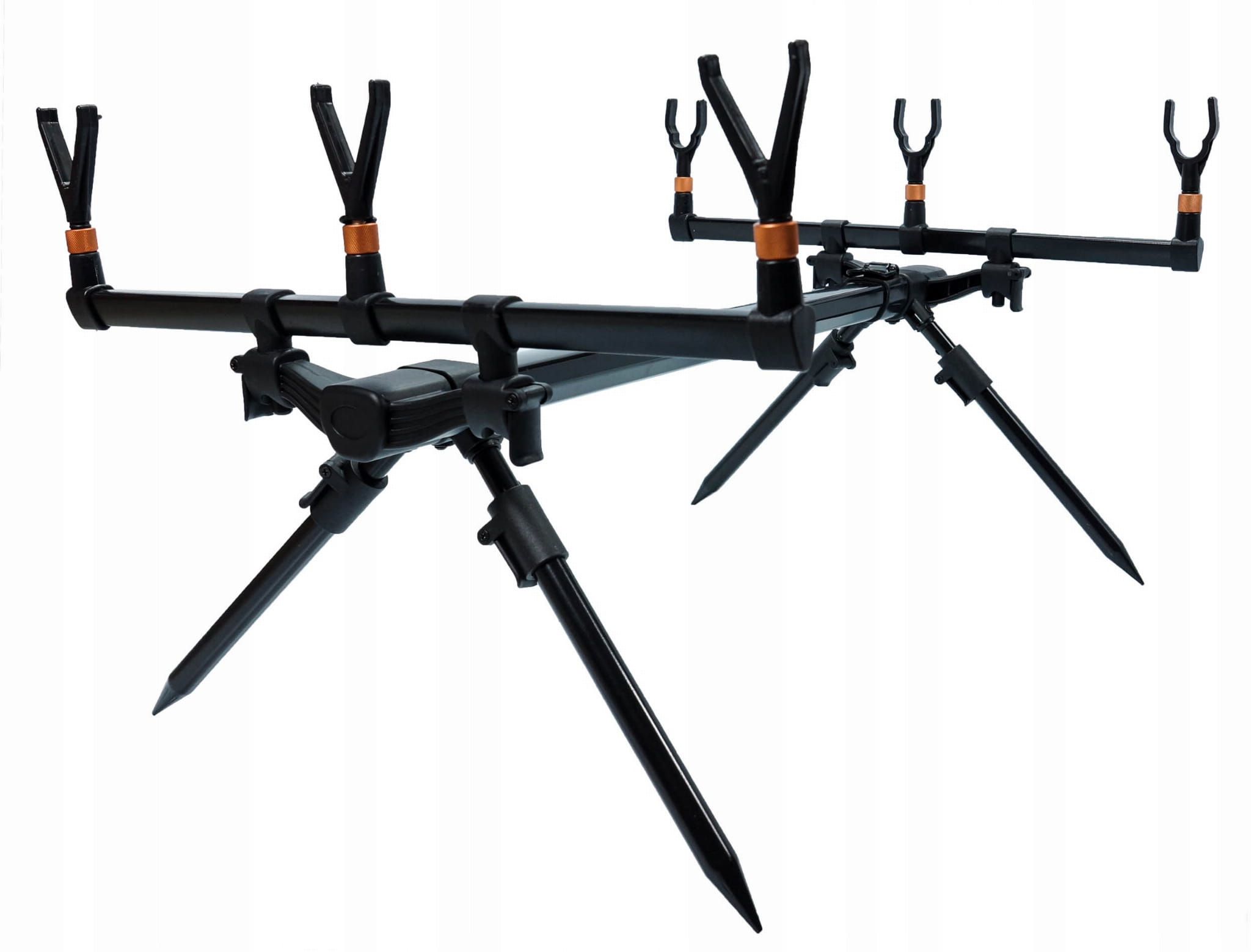 Stojan na pruty Hokkaido Rod Pod – detail konstrukce rámu