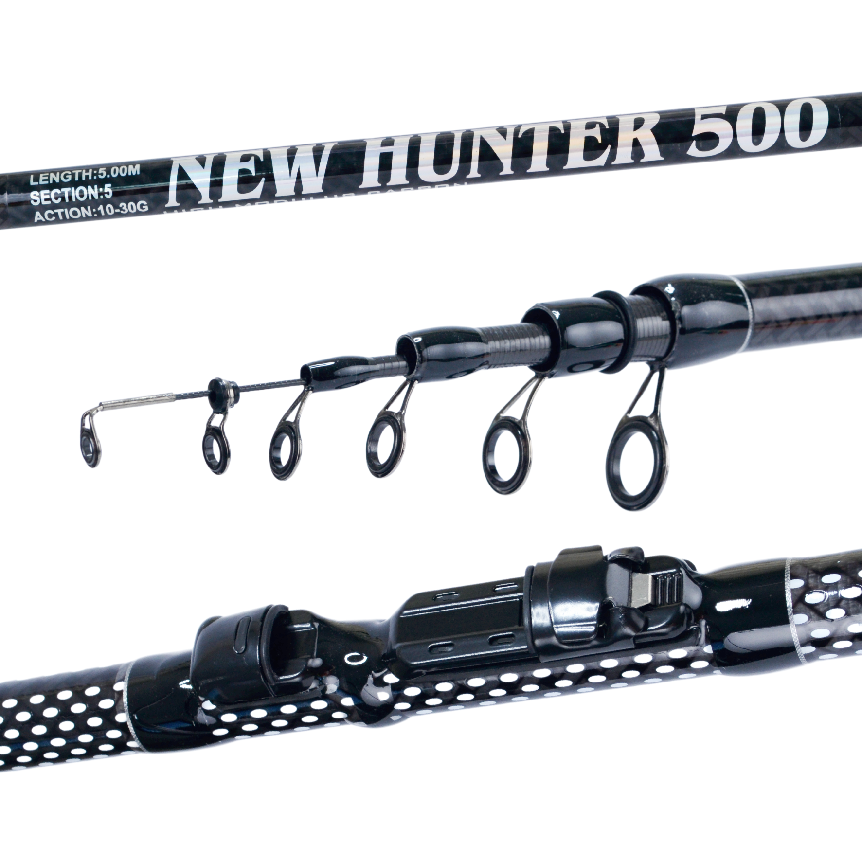Hokkaido New Hunter 5 m – detail rukodier a zámku navijáku
