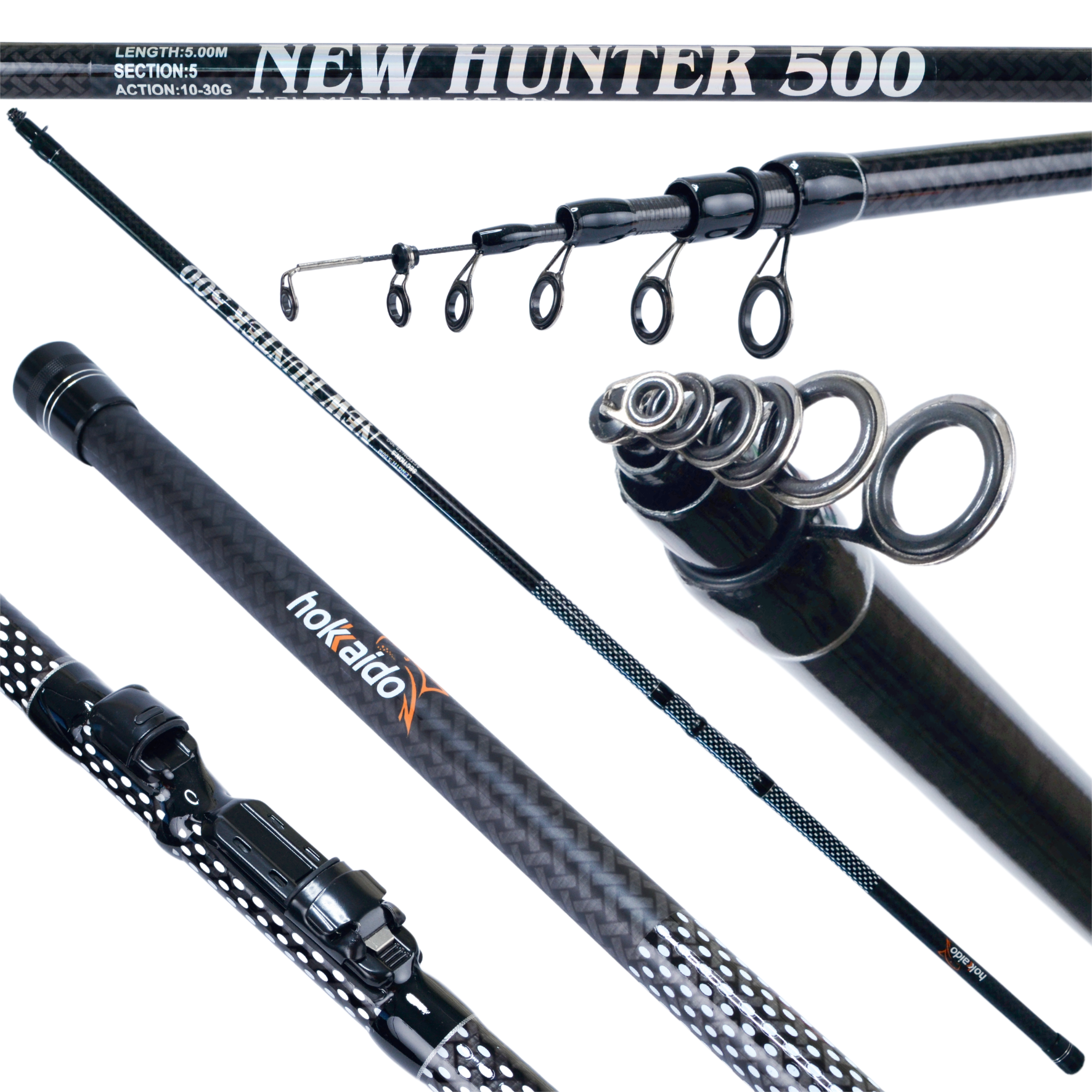 Hokkaido New Hunter 5 m – celkový pohled na prut