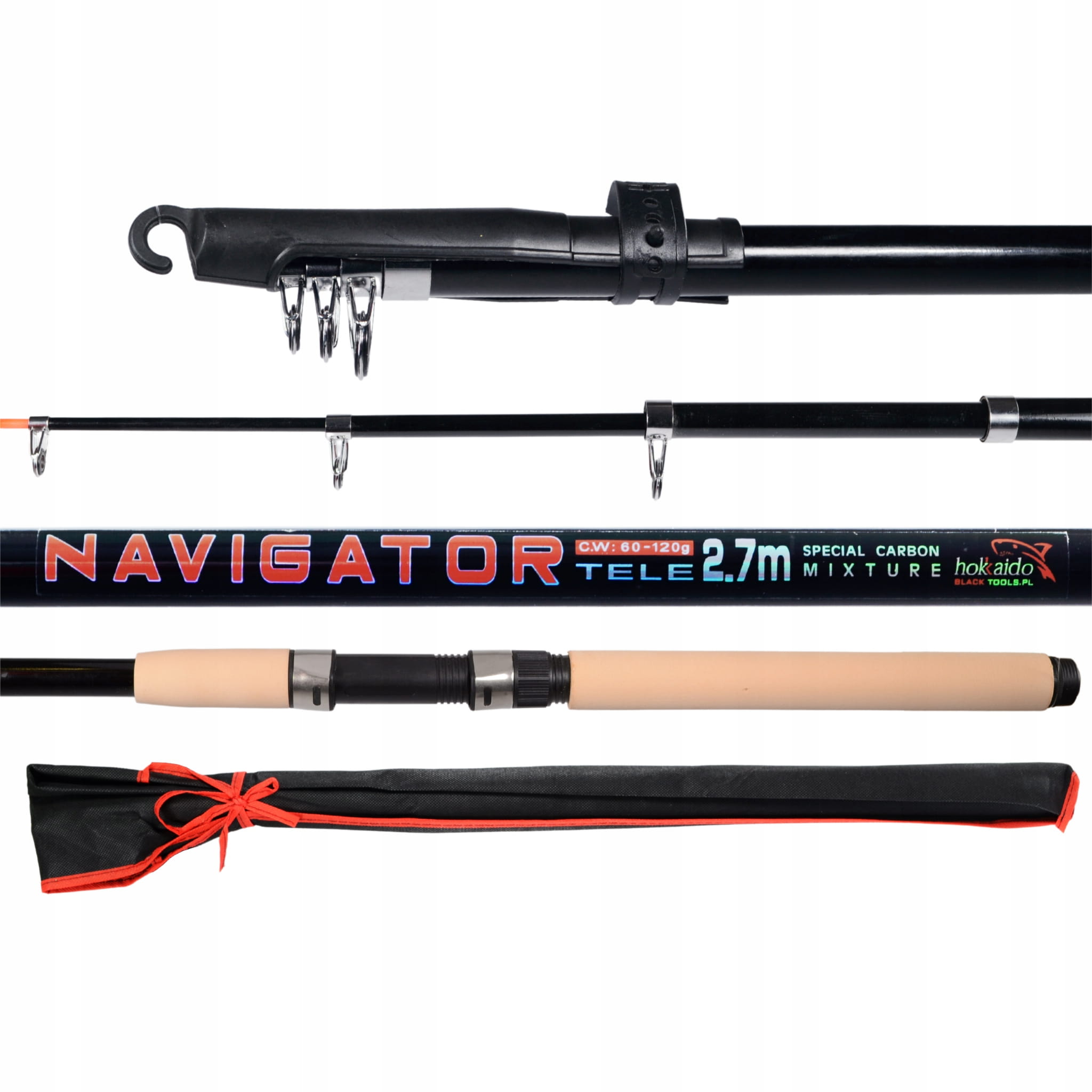 Hokkaido Navigator 2,7 m – teleskopické diely