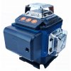 POZIOMICA LASEROWA LASER KRZYZOWY ZIELONY SAMOPOZIOMUJACA 4D 360 2 BATERIE [16958] 1200