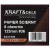 Brúsny papier 50 ks, kotúč 125 mm P36 so suchým zipsom KD11806