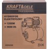 Elektrický hydrofor KRAFT&DELE KD5230 1200 W, prietok 3600 l, h, nádrž 24 l